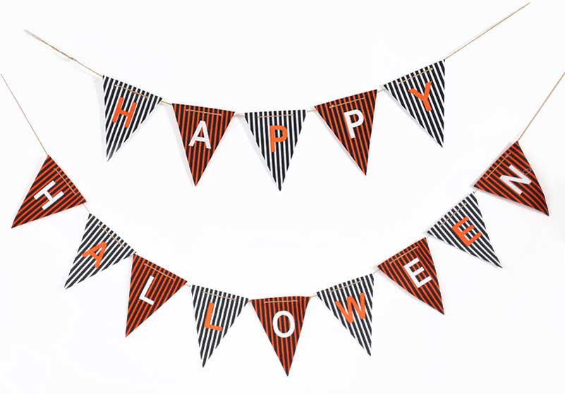 Specification of Happy Halloween Banner Bunting