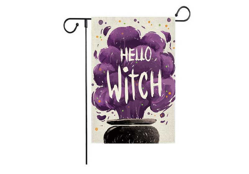 Specification of Halloween Trick or Treat Garden Flag