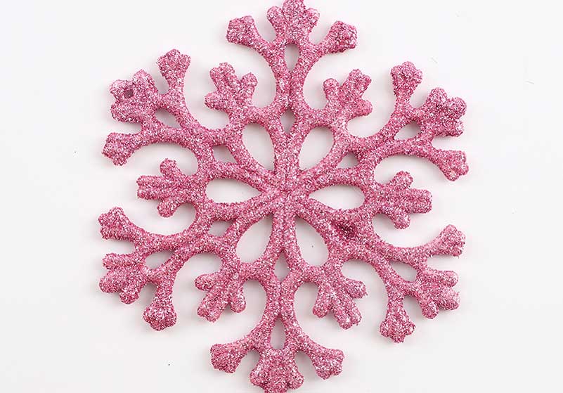 Specification of Christmas Glitter Snowflake Hanging Christmas Tree Decorations