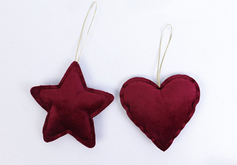 Specification of Christmas Heart/Tree/Star Ornament